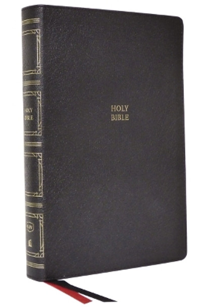 KJV, Paragraph-style Large Print Thinline Bible, Genuine Leather, Black, Red Letter, Thumb Indexed, Comfort Print: Holy Bible, King James Version by Thomas Nelson 9780785290360