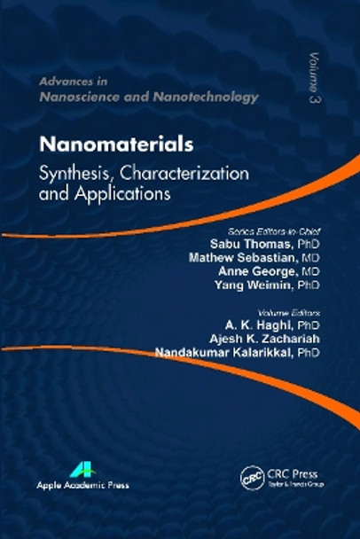 Nanomaterials: Synthesis, Characterization, and Applications by A. K. Haghi 9781774632581