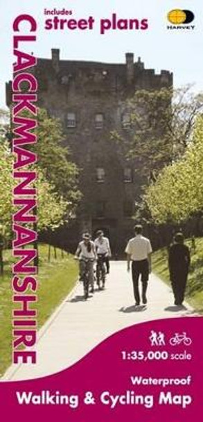 Clackmannanshire: Walking and Cycling by Harvey Map Services Ltd. 9781851374083