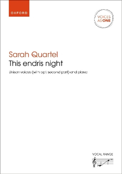 This endris night by Sarah Quartel 9780193568181