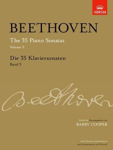 Die 35 Klaviersonaten, Band 3 by Ludwig van Beethoven 9781860969331