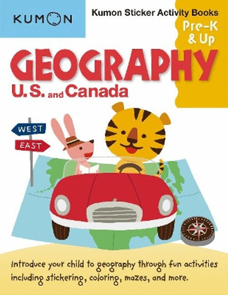 Geography Sticker Activity Book: US and Canada by Publishing Kumon 9781941082676