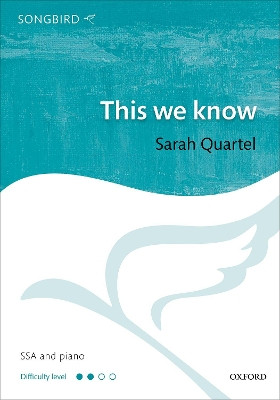 This we know by Sarah Quartel 9780193527591