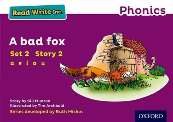 Read Write Inc. Phonics: Purple Set 2 Storybook 2 A Bad Fox by Gill Munton 9780198371519