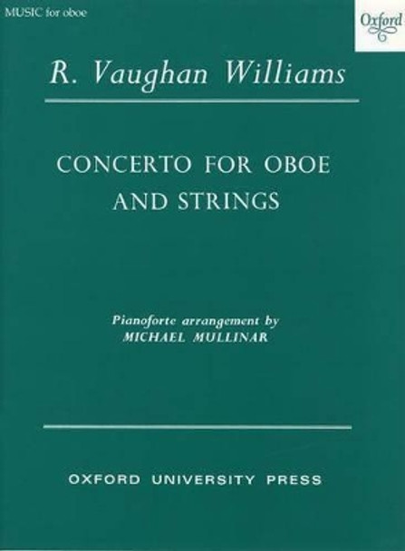 Concerto for oboe and strings by Ralph Vaughan Williams 9780193692312