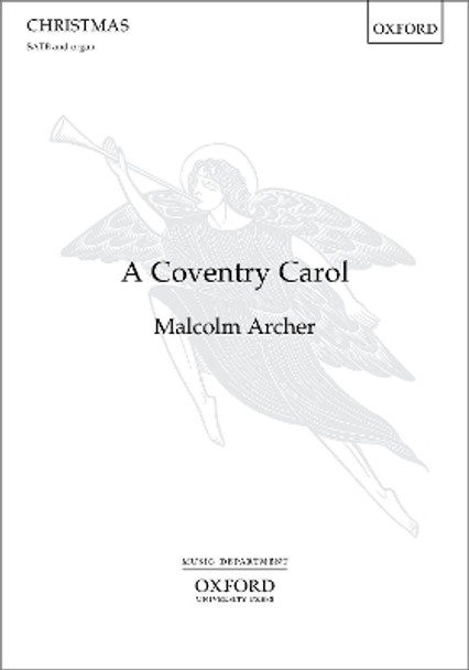 A Coventry Carol by Malcolm Archer 9780193523777