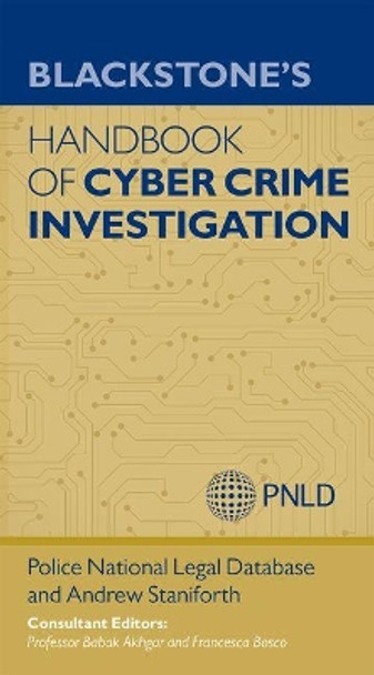 Blackstone's Handbook of Cyber Crime Investigation by Andrew Staniforth 9780198723905