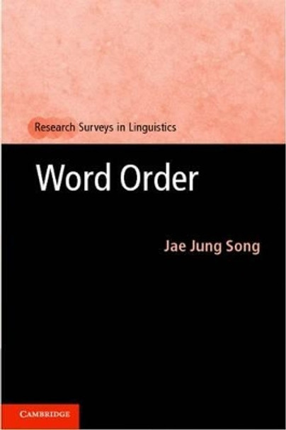 Word Order by Jae Jung Song 9780521693127