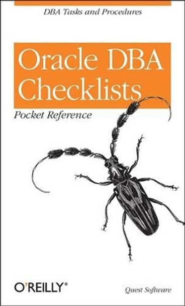 Oracle DBA Checklists Pocket Reference by RevealNet 9780596001223