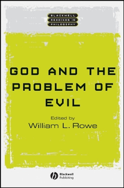 God and the Problem of Evil by William L. Rowe 9780631222217
