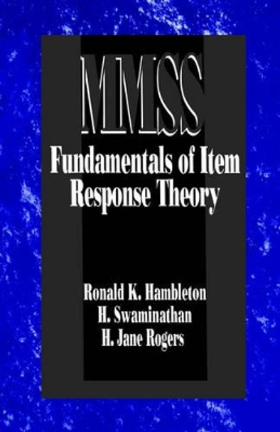 Fundamentals of Item Response Theory by Ronald K. Hambleton 9780803936478