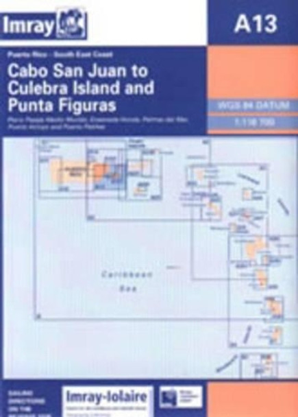 Imray Iolaire Chart A13: South East Coast of Puerto Rico by Imray 9780852883051