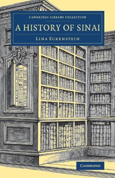 A History of Sinai by Lina Eckenstein 9781108082334