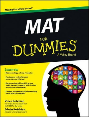 MAT For Dummies Vince Kotchian 9781118496756