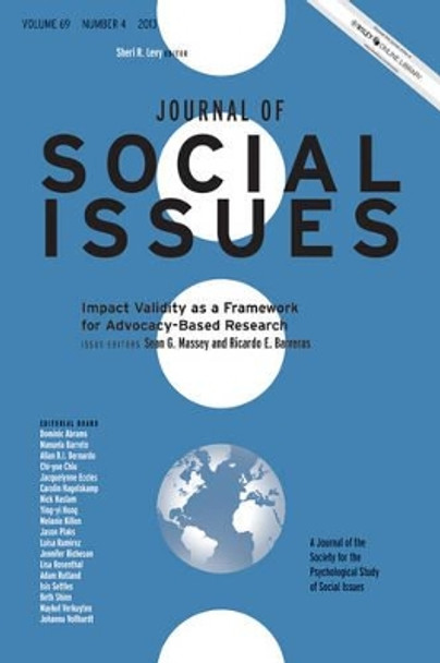 Impact Validity as a Framework for Advocacy-Based Research by Sean G. Massey 9781118890608