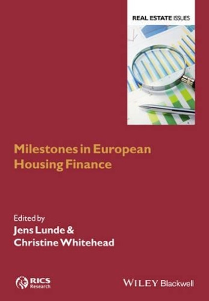 Milestones in European Housing Finance Jens Lunde 9781118929452