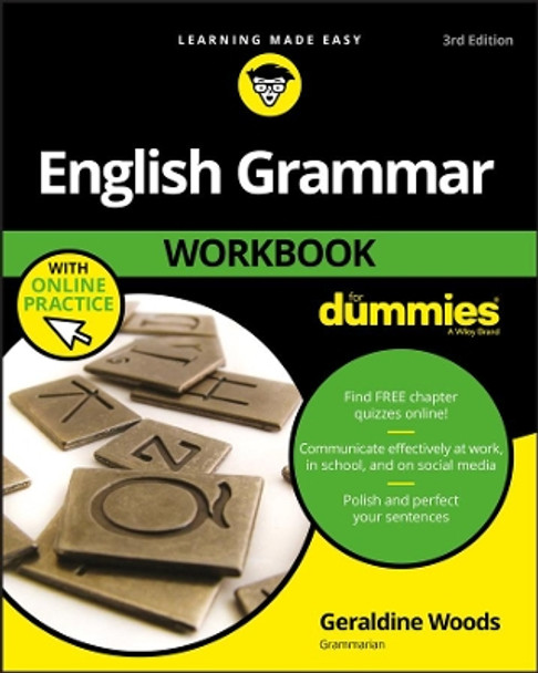 English Grammar Workbook For Dummies, with Online Practice by Geraldine Woods 9781119455394
