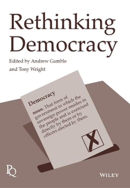 Rethinking Democracy by Andrew Gamble 9781119554226