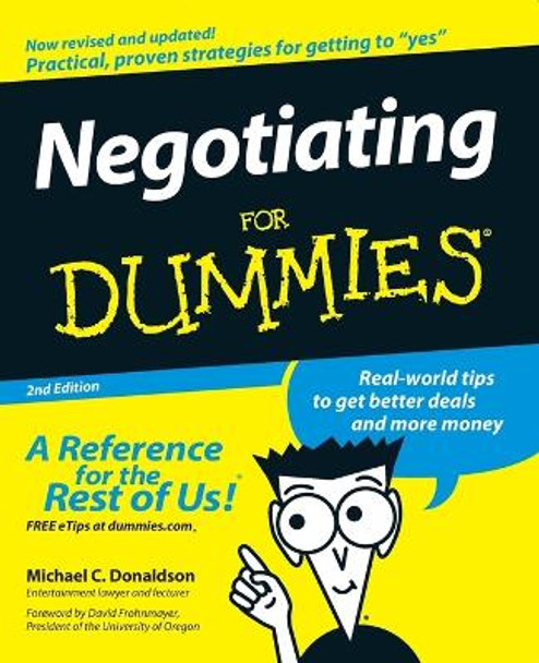 Negotiating For Dummies by Michael C. Donaldson