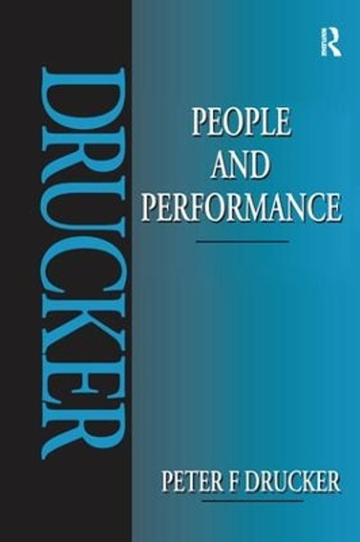 People and Performance by Peter Drucker 9781138145580