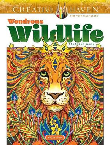 Creative Haven Wondrous Wildlife Coloring Book by Marjorie Sarnat