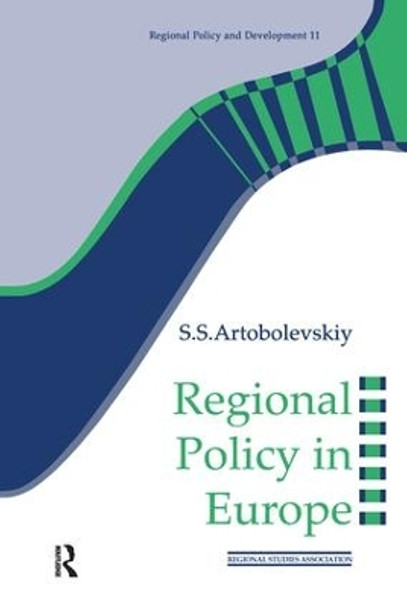 Regional Policy in Europe by S. S. Artobolevskiy 9781138164628