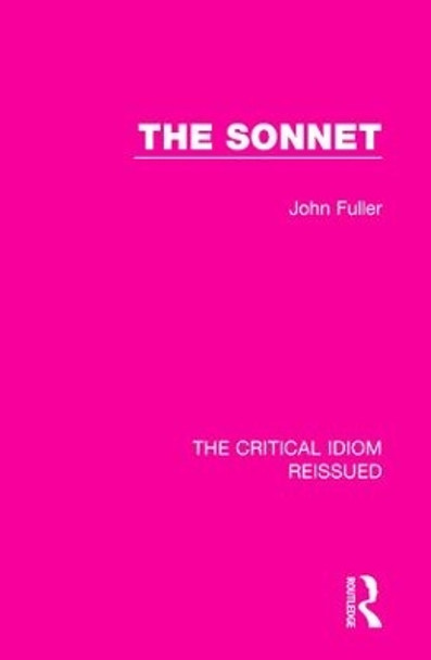 The Sonnet by John Fuller 9781138283251