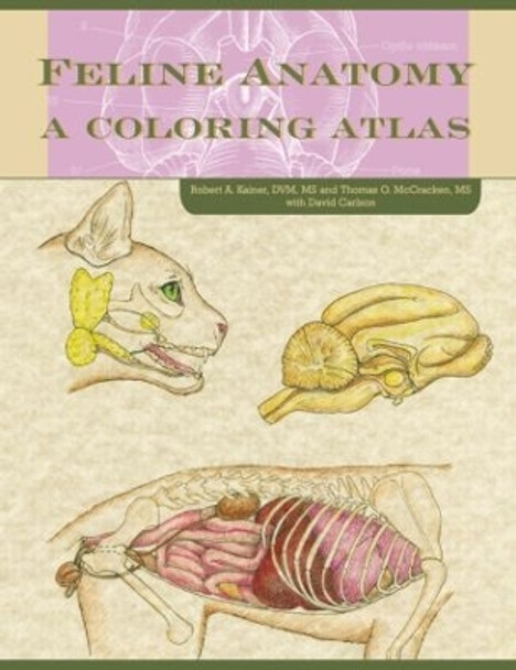 Feline Anatomy: A Coloring Atlas by Thomas O. McCraken 9781591610458