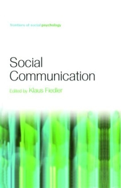 Social Communication by Klaus Fiedler 9781841694283