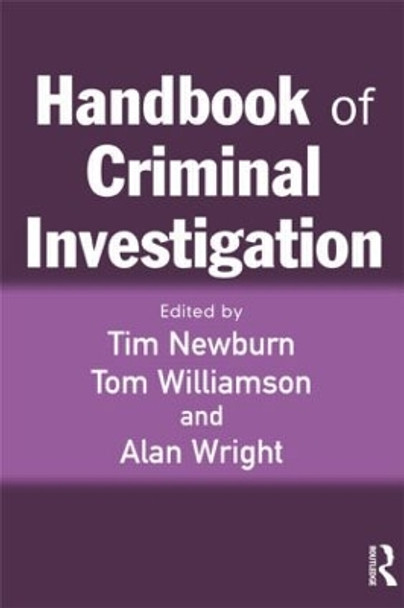 Handbook of Criminal Investigation by Tim Newburn 9781843921875