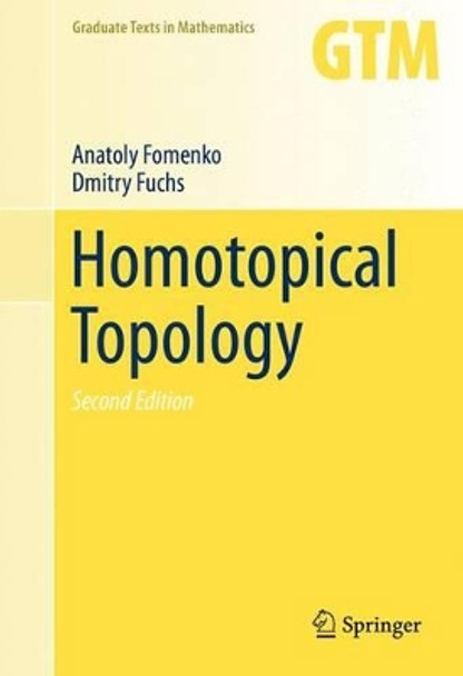 Homotopical Topology by Anatoly Fomenko 9783319234878