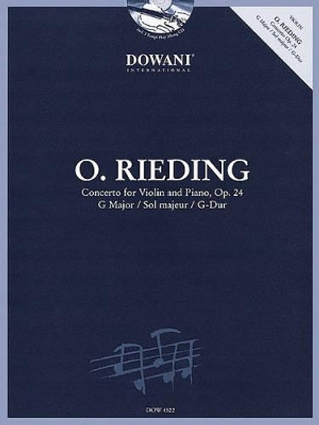 Rieding: Concerto for Violin and Piano, Op. 24, G Major/Sol Majeur/G-Dur by Oskar Rieding 9783905477740
