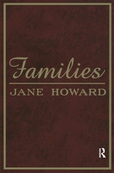 Families by Jane Howard 9781138523371