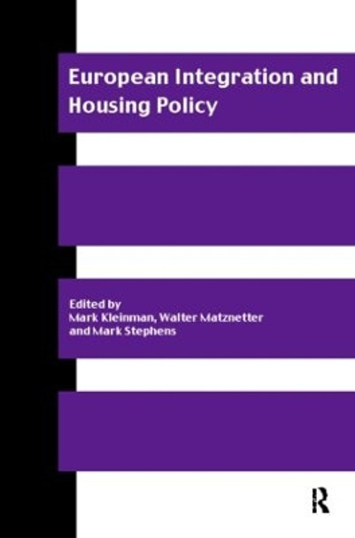 European Integration and Housing Policy by Mark Kleinman 9780415170260