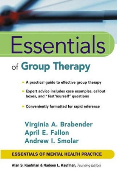 Essentials of Group Therapy by Virginia M. Brabender 9780471244394