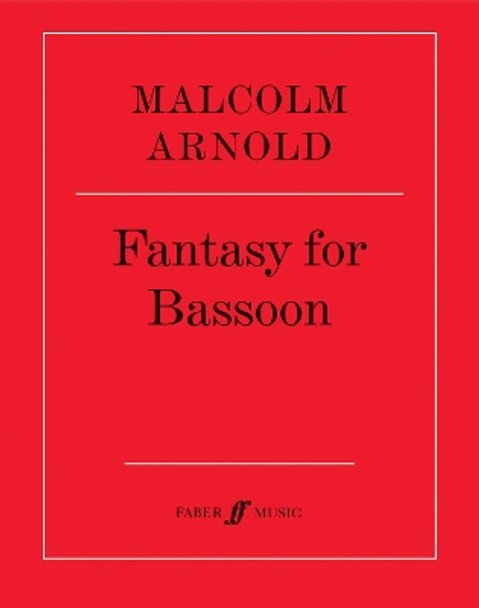 Fantasy for Bassoon by Malcolm Arnold 9780571500284