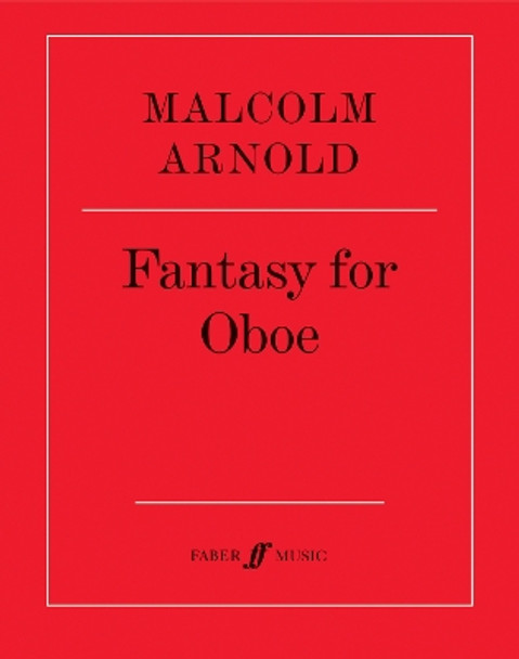 Fantasy for Oboe by Malcolm Arnold 9780571500321