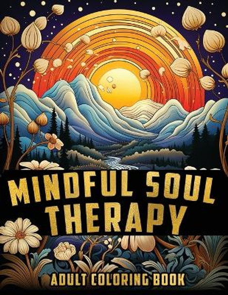 Mindful Soul Therapy: Inner Peace Adult Coloring Book For Women, Teens to Relax and Unwind. by Therapy Coloring 9781961902138