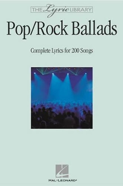 Pop/Rock Ballads by Hal Leonard Publishing Corporation 9780634044762