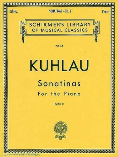 Sonatinas - Book 2 by Friedrich Kuhlau 9780793589142