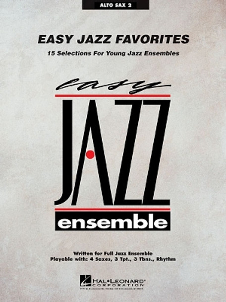 Easy Jazz Favorites - Alto Sax 2 by Hal Leonard Publishing 9781423444480