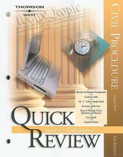 Sum and Substance Quick Review on Civil Procedure by Douglas Blaze 9780314145710