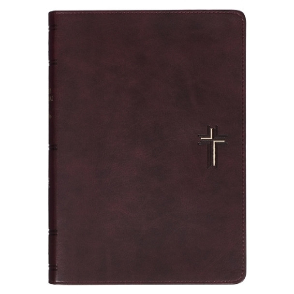 NLT Holy Bible Everyday Devotional Bible for Men New Living Translation, Vegan Leather, Cross Emblem by Christian Art Gifts 9781639524112