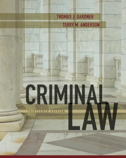 Criminal Law by Thomas Gardner 9781305966369