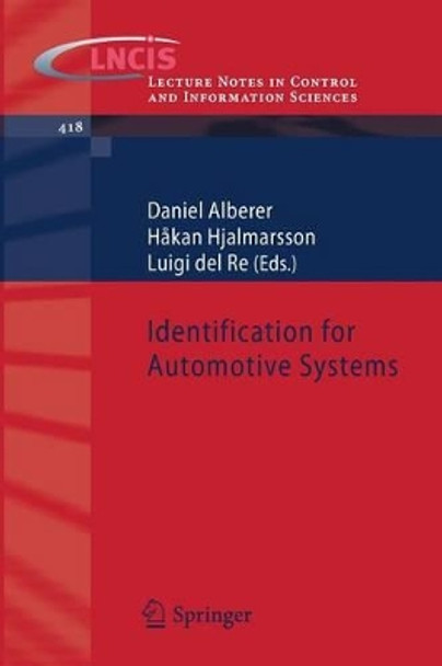 Identification for Automotive Systems by Daniel Alberer 9781447122203