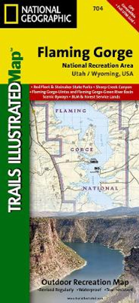 Flaming Gorge/east Uintas: Trails Illustrated Other Rec. Areas by National Geographic Maps 9781566954143