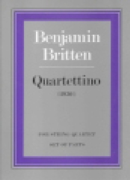 Quartettino by Benjamin Britten 9780571507702