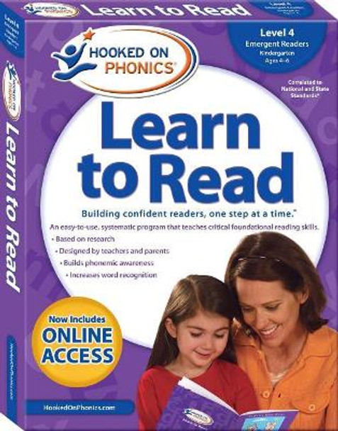 Hooked on Phonics Learn to Read - Level 4: Emergent Readers (Kindergarten - Ages 4-6) by Hooked on Phonics 9781940384139