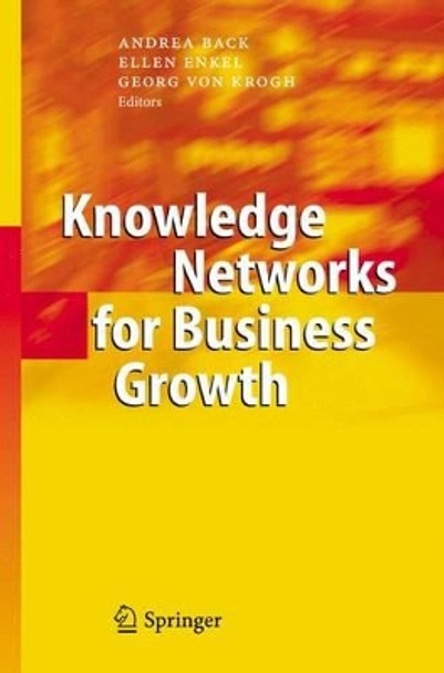 Knowledge Networks for Business Growth by Andrea Back 9783642069604