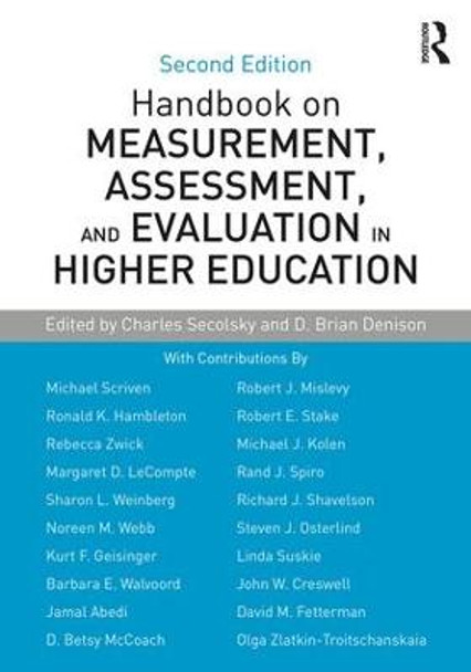 Handbook on Measurement, Assessment, and Evaluation in Higher Education by Charles Secolsky